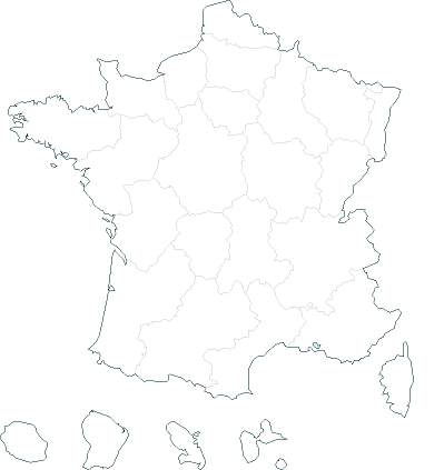 Carte de la France